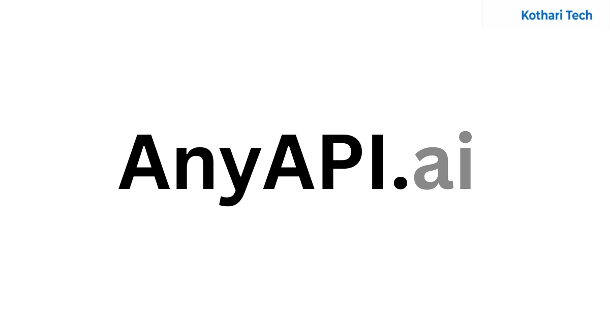 AnyAPI AI