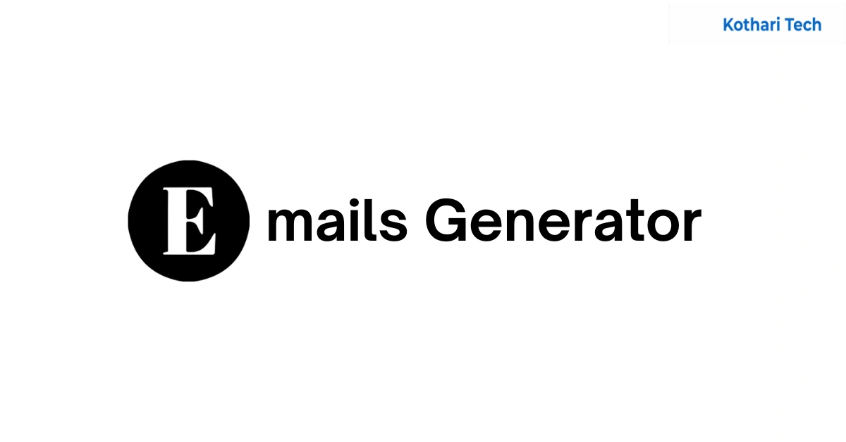 Emails Generator